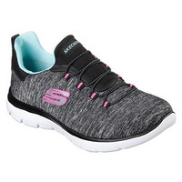 SKECHERS斯凯奇女鞋运动鞋休闲鞋12983 Black/Light Blue 11M