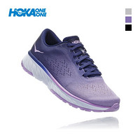 HOKA ONE ONE女卡夫2缓冲竞速公路跑步鞋Cavu2轻量耐磨舒适轻便运动鞋 薰衣草紫 / 复古蓝 US 5.5/ 225mm