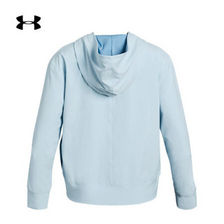 安德玛官方UA Woven Warm Up女童运动夹克Under Armour1323874 蓝色451 童M