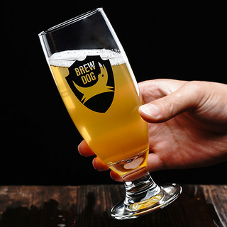 英国BREWDOG酿酒狗啤酒杯 IPA品脱杯 精酿高脚啤酒杯 可定制logo