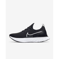 耐克Nike React Infinity Run Flyknit女子运动跑步鞋CD4372 Black/Dark Grey/White 7