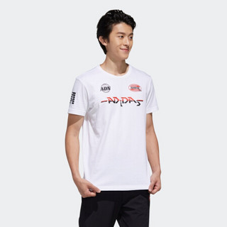 阿迪达斯官方 adidas neo M ARTIST TEE 男子短袖上衣FS6411 白/白 A/S(175/92A)