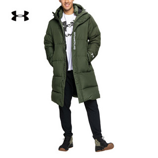 安德玛官方UA Bench Coat男子训练运动羽绒外套Under Armour1353556 绿色330 L