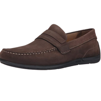 ecco 爱步 Classic Moccasin 男士休闲皮鞋 Coffee US7