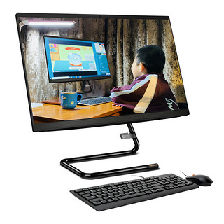 Lenovo 联想 AIO 520C 21.5英寸 商用一体机 黑色（赛扬J4005、核芯显卡、4GB、256GB SSD、1920X1080）