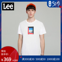 李 Lee商场同款多色短袖t恤男上衣衣服2020春夏新款潮流L395333RX