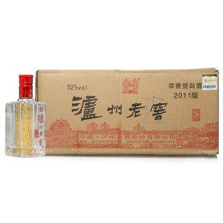 泸州老窖六年陈头曲老酒小酒版52度125ml24瓶浓香型白酒整箱装