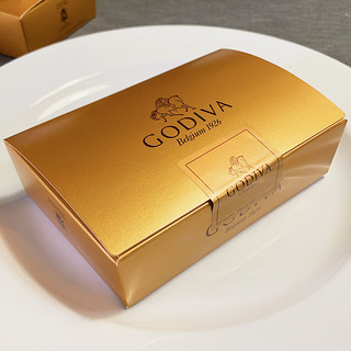 GODIVA 歌帝梵 carres 巧克力礼盒 2口味 30g（72%黑巧+30%牛奶巧)