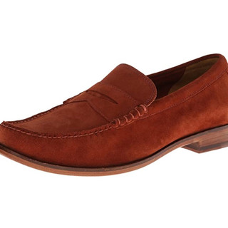 歌涵 COLE HAAN Hudson Casual Penny  男款休闲皮鞋 Burnt Henna Suede US7