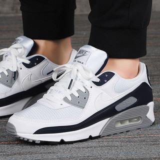 NIKE 耐克 Air Max系列 Air Max 90 男士跑鞋 CT4352-100 白蓝 40