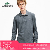 LACOSTE法国鳄鱼男装春季休闲时尚纯色经典长袖POLO衫男|L1313X