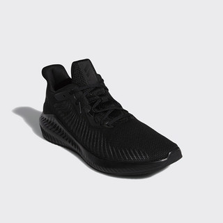 adidas 阿迪达斯 Alpha Bounce+ 男士跑鞋 EG1391 黑武士