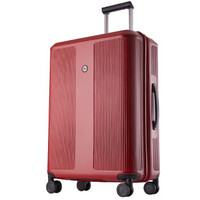 康沃（CONWOOD）行李箱PC129 20英寸红色万向轮拉杆箱 男女登机箱防刮旅行箱