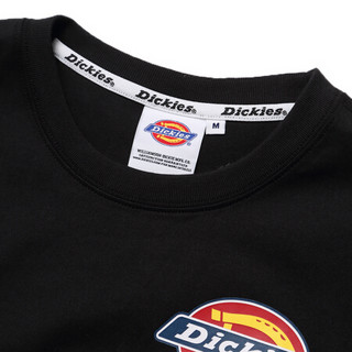 Dickies短袖 情侣短袖 潮牌T恤 夏季潮牌T恤 Logo印花短袖 男女同款 DK007581 黑色 S