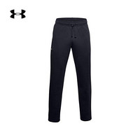 安德玛官方UA Rival男子抓绒运动长裤Under Armour1357129 黑色001 XXL