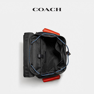 COACH/蔻驰男士拼色经典标志贴饰RIVINGTON双肩包