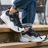 SKECHERS 斯凯奇 Skechers斯凯奇男鞋休闲鞋D‘lites厚底时尚熊猫鞋