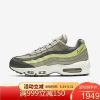 NIKE/耐克 Air Max 95 跑鞋 女士 307960 灰雾白绿配色 35码