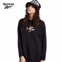 Reebok运动经典T&J Hooded Dress女休闲连帽裙 GJ0467 GJ0467_黑色 A/XL