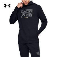 安德玛官方UA Baseline男子运动连帽卫衣Under Armour1343007 黑色002 S