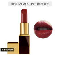 考拉海购黑卡会员：TOM FORD 汤姆·福特 黑金黑管唇膏 3g #80 IMPASSIONED