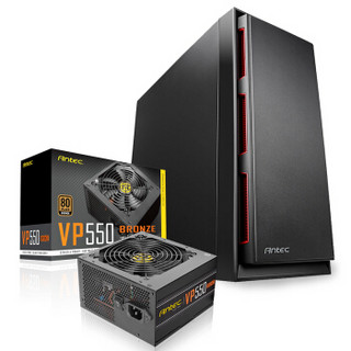 安钛克（Antec）机箱电源套装 VP550铜牌电脑电源 P101中塔静音电脑机箱