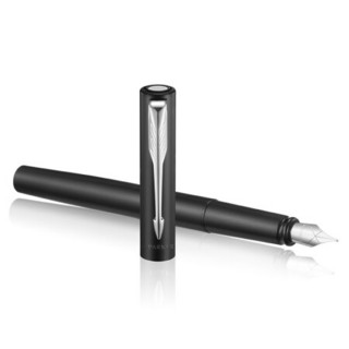 PARKER 派克 威雅系列 XL经典黑白夹钢笔/墨水笔 F尖