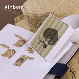 kinbor×盗墓笔记 彩色盒装便签纸非粘性卡通留言纸80*80mm记事纸-十年之约DT53026