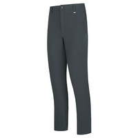 诺诗兰秋冬户外男女防风保暖弹力休闲风雪长裤 GF072Y08 黑色Ⅱ（男） S