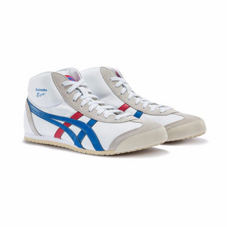 Onitsuka Tiger鬼塚虎中高帮休闲鞋男女运动鞋 MEXICO DL409-0143 白色/蓝色 38