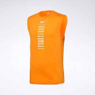 Reebok锐步健身LM BodyCombat Muscle Tank莱美男子背心GE1023 GE1023_橘色 A/L