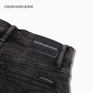 CK JEANS 2020秋冬新款 女装时尚高腰宽松版休闲牛仔裤 J215108 1BY-黑色 25