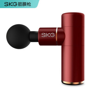 SKG 筋膜枪 按摩仪 F3 mini筋膜枪（烈焰红） 按摩器筋膜枪肌肉放松器筋摩枪经膜机颈仪 迷你小型轻巧便携