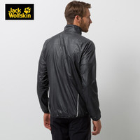 Jack Wolfskin/狼爪官方男款春季新款户外运动休闲防风透气软壳外套1304981 1304981-7544/黑色纹 XL 185/104A
