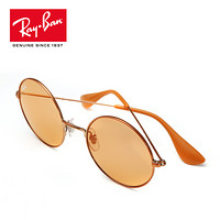 RayBan 雷朋太阳镜女款骄娇款圆形镜框优雅前卫0RB3592可定制 9035C6 古铜色镜框橙色镜片 尺寸50