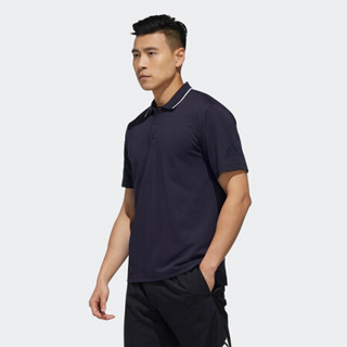 adidas 阿迪达斯 M MH BSC POLO 男子POLO衫 DV0943 传奇墨水蓝/蓝 M