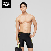 arena阿瑞娜泳裤男五分及膝泳衣休闲男士泳裤平角游泳裤 BKWT M