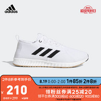 阿迪达斯官网 adidas EPM run w 女鞋跑步运动鞋B96342 白/黑 36.5(225mm)