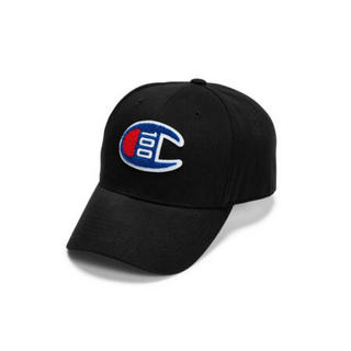 Champion冠军男款棒球帽遮阳logo棉质简约休闲H1049 Black ONE SIZE