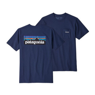 Patagonia巴塔哥尼亚T恤男短袖户外透气休闲圆领舒适39178 CNY L