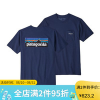 Patagonia巴塔哥尼亚T恤男短袖户外透气休闲圆领舒适39178 CNY L