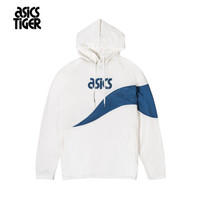 ASICSTIGER亚瑟士 男士运动休闲连帽卫衣【AT】 奶白色 M