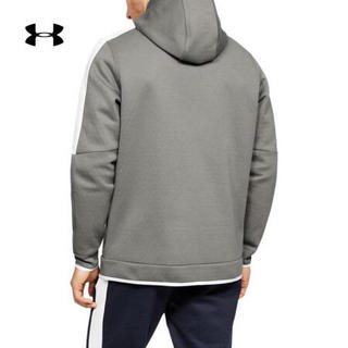 安德玛官方UA Recovey男子运动拉链连帽外套Under Armour1348407 绿色388 XL