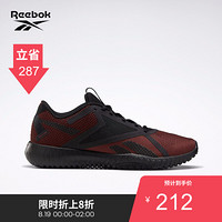 Reebok锐步运动健身男子运动鞋FLEXAGON FORCE 2.0低帮训练鞋EH3554 EH3554_黑色/酒红色 40