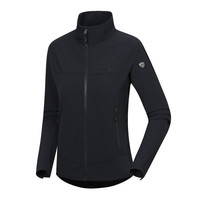 诺诗兰秋冬户外女士防泼水弹力外套 GF082596 纯黑色 XL