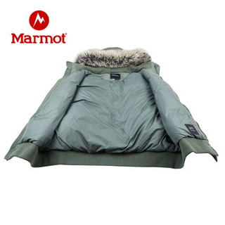 Marmot/土拨鼠秋冬运动舒适保暖鹅绒700蓬带帽厚重羽绒服男户外 鳄鱼绿4764 XXL 欧码偏大