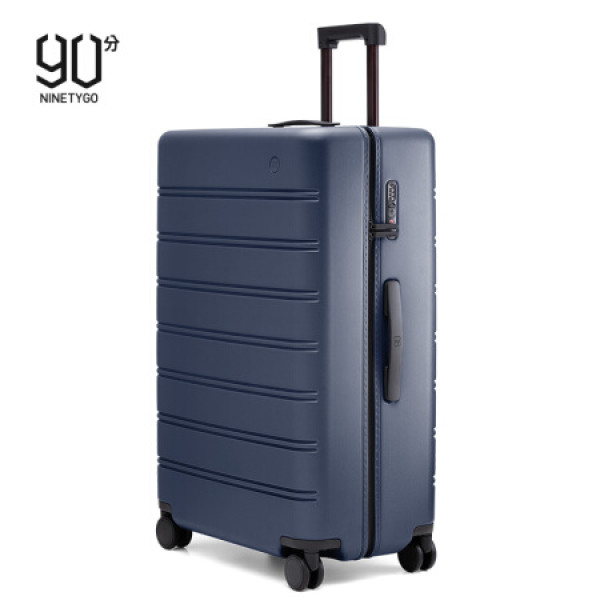 90分轻质行李箱pc旅行箱男女静音万向轮拉杆箱曼哈顿拉链版20英寸登机