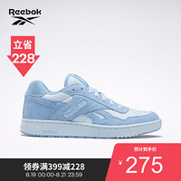 Reebok锐步男女低帮复古休闲鞋BB 4000 夏季情侣新款板鞋 EH3350 EH3349_蓝色 45.5