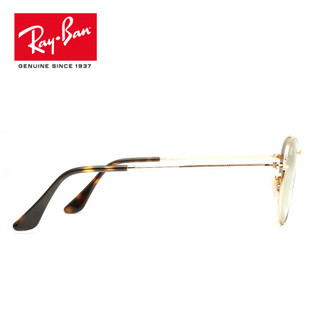 RayBan 雷朋太阳眼镜男女款方形彩膜反光镜面0RB3548N 可定制 001/93金色镜框黄色反光镜片 尺寸54