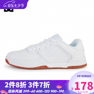 DC SHOES20春夏新品潮流多色拼接防滑男士运动休闲鞋ADYS100551 白色 41